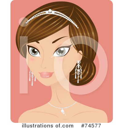 Royalty-Free (RF) Bride Clipart Illustration by Melisende Vector - Stock Sample #74577