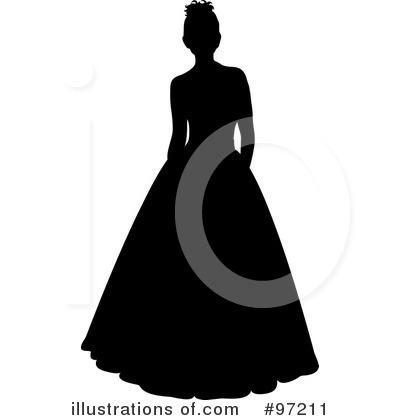 Wedding Dress Clipart #97211 by Pams Clipart