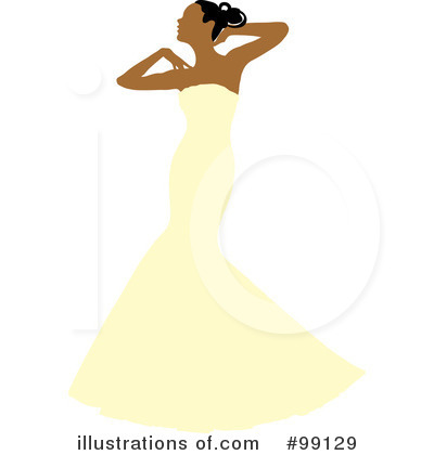 Wedding Dress Clipart #99129 by Pams Clipart