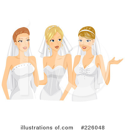 Royalty-Free (RF) Brides Clipart Illustration by BNP Design Studio - Stock Sample #226048