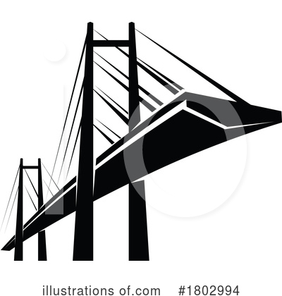 Royalty-Free (RF) Bridge Clipart Illustration by Vector Tradition SM - Stock Sample #1802994