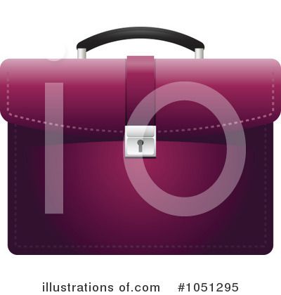 Royalty-Free (RF) Briefcase Clipart Illustration by elaineitalia - Stock Sample #1051295