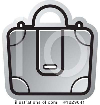 Royalty-Free (RF) Briefcase Clipart Illustration by Lal Perera - Stock Sample #1229041