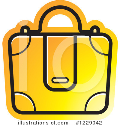 Royalty-Free (RF) Briefcase Clipart Illustration by Lal Perera - Stock Sample #1229042