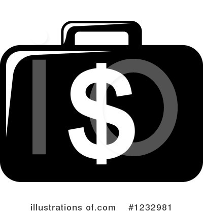 Briefcase Clipart #1232981 by Vector Tradition SM