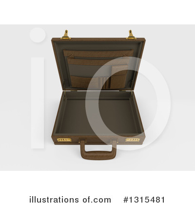 Royalty-Free (RF) Briefcase Clipart Illustration by KJ Pargeter - Stock Sample #1315481
