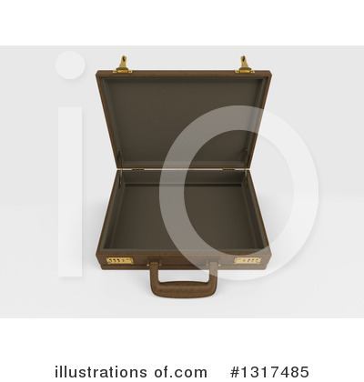 Royalty-Free (RF) Briefcase Clipart Illustration by KJ Pargeter - Stock Sample #1317485