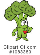 Broccoli Clipart #1083380 by LaffToon