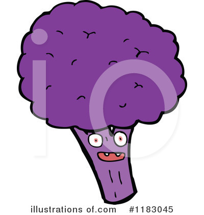 Royalty-Free (RF) Broccoli Clipart Illustration by lineartestpilot - Stock Sample #1183045