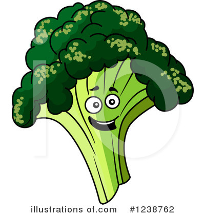Royalty-Free (RF) Broccoli Clipart Illustration by Vector Tradition SM - Stock Sample #1238762