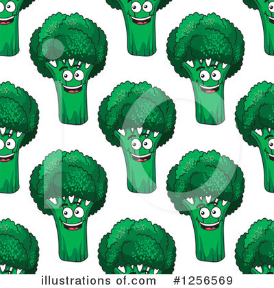 Royalty-Free (RF) Broccoli Clipart Illustration by Vector Tradition SM - Stock Sample #1256569