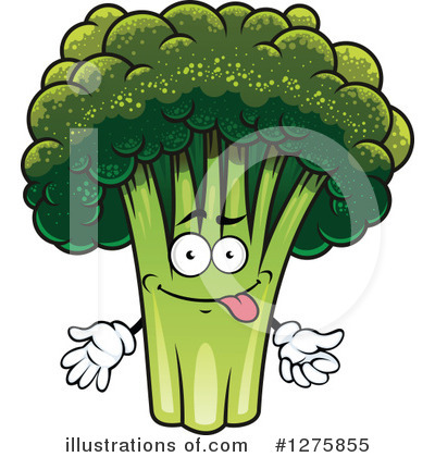 Royalty-Free (RF) Broccoli Clipart Illustration by Vector Tradition SM - Stock Sample #1275855
