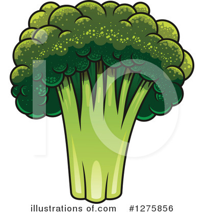 Royalty-Free (RF) Broccoli Clipart Illustration by Vector Tradition SM - Stock Sample #1275856