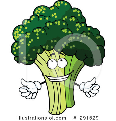 Royalty-Free (RF) Broccoli Clipart Illustration by Vector Tradition SM - Stock Sample #1291529