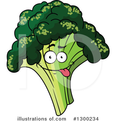 Royalty-Free (RF) Broccoli Clipart Illustration by Vector Tradition SM - Stock Sample #1300234