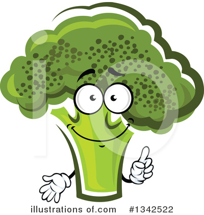 Royalty-Free (RF) Broccoli Clipart Illustration by Vector Tradition SM - Stock Sample #1342522