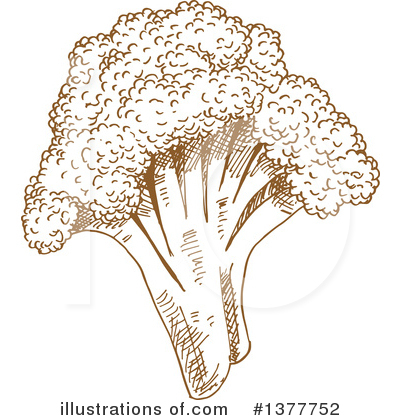Royalty-Free (RF) Broccoli Clipart Illustration by Vector Tradition SM - Stock Sample #1377752