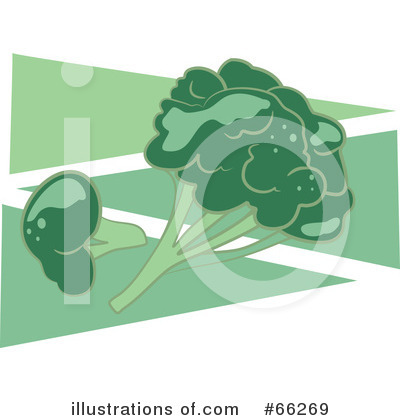 Royalty-Free (RF) Broccoli Clipart Illustration by Prawny - Stock Sample #66269