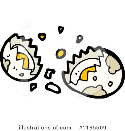 Royalty-Free (RF) Broken Egg Clipart Illustration by lineartestpilot - Stock Sample #1185509