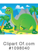 Brontosaurus Clipart #1098040 by visekart