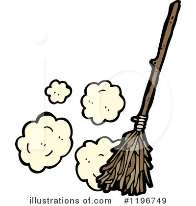 Royalty-Free (RF) Broom Clipart Illustration by lineartestpilot - Stock Sample #1196749