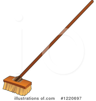 Royalty-Free (RF) Broom Clipart Illustration by cidepix - Stock Sample #1220697