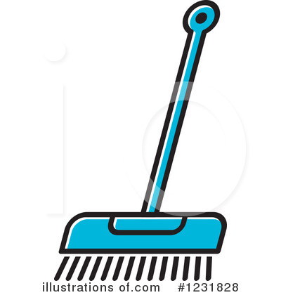 Royalty-Free (RF) Broom Clipart Illustration by Lal Perera - Stock Sample #1231828