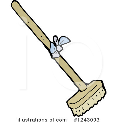 Royalty-Free (RF) Broom Clipart Illustration by lineartestpilot - Stock Sample #1243093