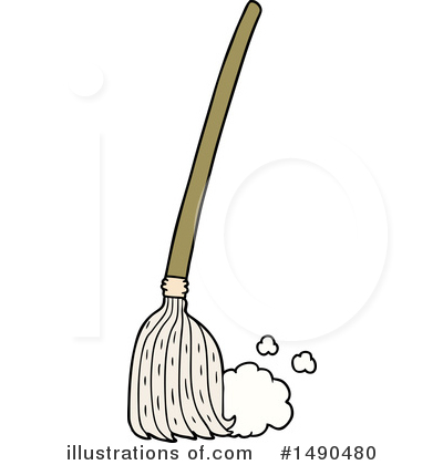 Royalty-Free (RF) Broom Clipart Illustration by lineartestpilot - Stock Sample #1490480