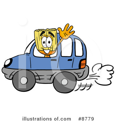 Royalty-Free (RF) Broom Clipart Illustration by Mascot Junction - Stock Sample #8779