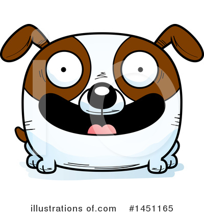 Royalty-Free (RF) Brown And White Dog Clipart Illustration by Cory Thoman - Stock Sample #1451165