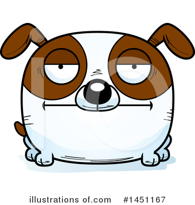 Royalty-Free (RF) Brown And White Dog Clipart Illustration by Cory Thoman - Stock Sample #1451167