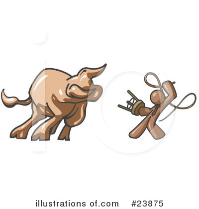 Bull Clipart #23875 by Leo Blanchette