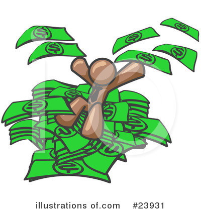 Money Clipart #23931 by Leo Blanchette