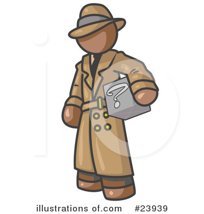 Detective Clipart #23939 by Leo Blanchette