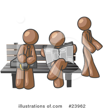 Royalty-Free (RF) Brown Collection Clipart Illustration by Leo Blanchette - Stock Sample #23962