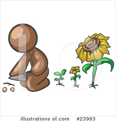Growing Clipart #23963 by Leo Blanchette
