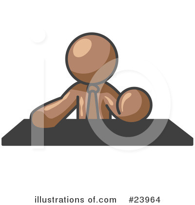 Royalty-Free (RF) Brown Collection Clipart Illustration by Leo Blanchette - Stock Sample #23964