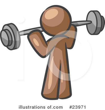 Barbell Clipart #23971 by Leo Blanchette
