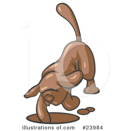 Royalty-Free (RF) Brown Collection Clipart Illustration by Leo Blanchette - Stock Sample #23984