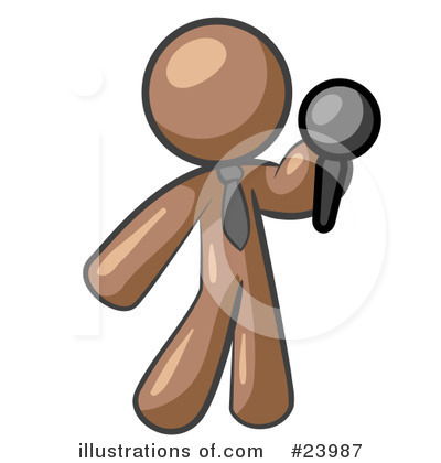 Microphone Clipart #23987 by Leo Blanchette
