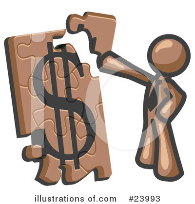 Royalty-Free (RF) Brown Collection Clipart Illustration by Leo Blanchette - Stock Sample #23993