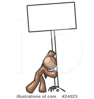 Blank Sign Clipart #24023 by Leo Blanchette