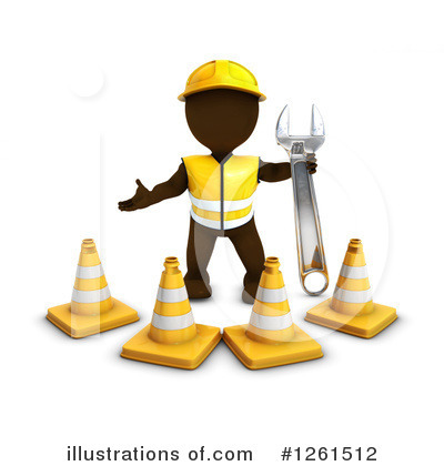 Royalty-Free (RF) Brown Man Clipart Illustration by KJ Pargeter - Stock Sample #1261512