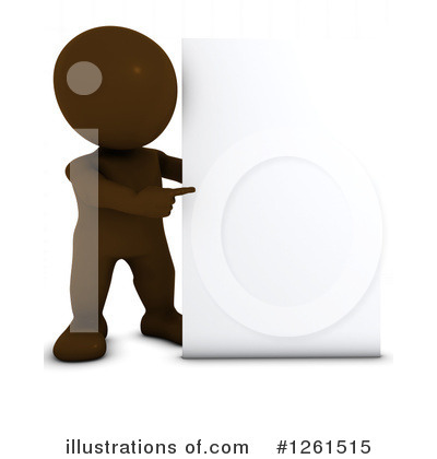 Royalty-Free (RF) Brown Man Clipart Illustration by KJ Pargeter - Stock Sample #1261515