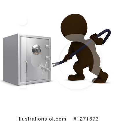 Royalty-Free (RF) Brown Man Clipart Illustration by KJ Pargeter - Stock Sample #1271673