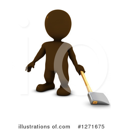 Royalty-Free (RF) Brown Man Clipart Illustration by KJ Pargeter - Stock Sample #1271675