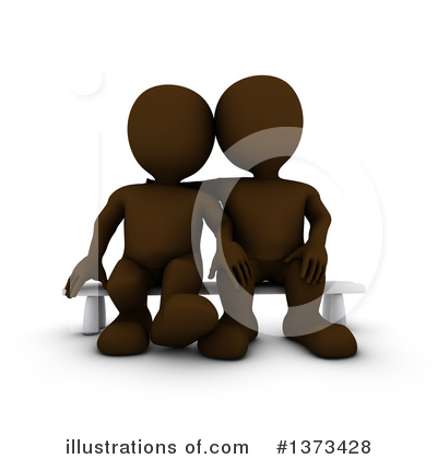 Royalty-Free (RF) Brown Man Clipart Illustration by KJ Pargeter - Stock Sample #1373428