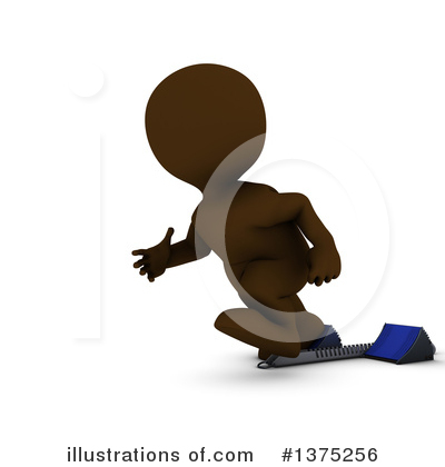 Royalty-Free (RF) Brown Man Clipart Illustration by KJ Pargeter - Stock Sample #1375256