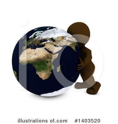 Royalty-Free (RF) Brown Man Clipart Illustration by KJ Pargeter - Stock Sample #1403520